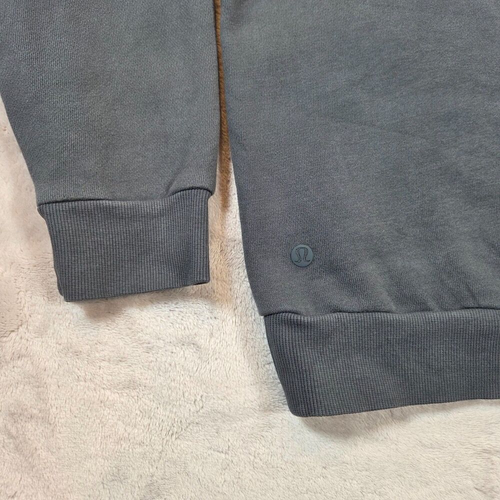 lululemon Steady State Pullover Hoodie Men's XS Gray Fleece Kangaroo Pocket - Picture 3 of 7